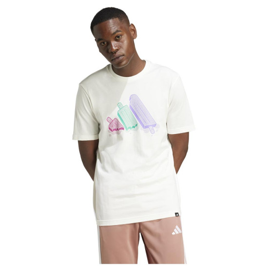 Adidas Ανδρική κοντομάνικη μπλούζα Lounge Ice Graphic Tee